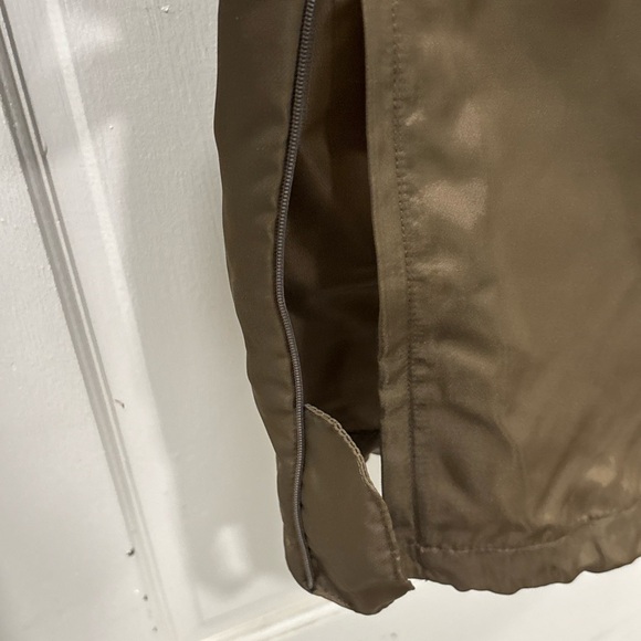 The Frankie Shop Women’s Kevin Track Pants Size Large Khaki Brown Nylon Jogger - Picture 5 of 9